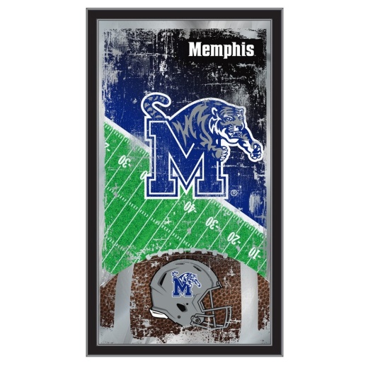 Memphis 15" X 26" Football Mirror By Holland Bar Stool Company