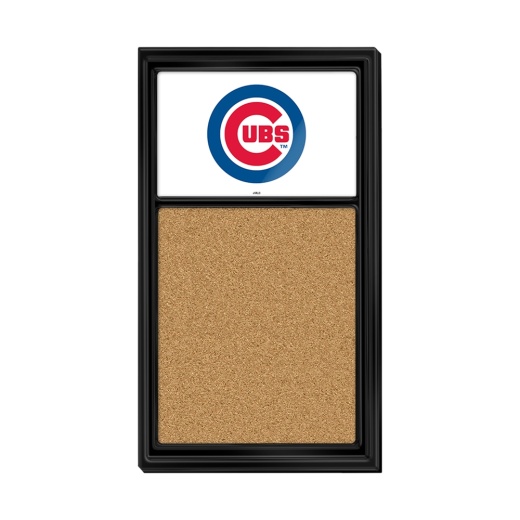 Chicago Cubs: Cork Note Board