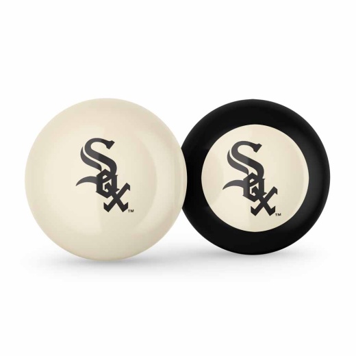 Chicago White Sox Logo Cue Ball & 8 Ball