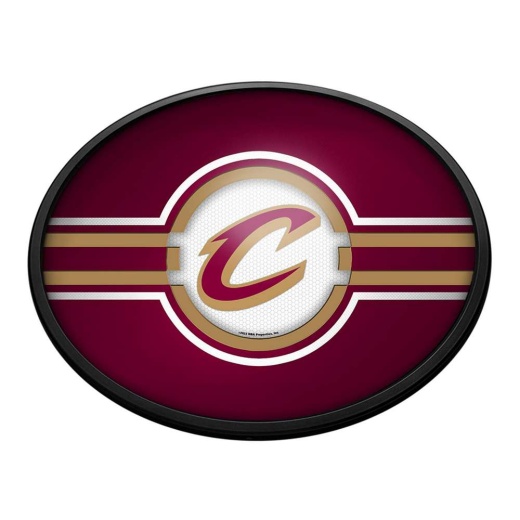 Cleveland Cavaliers: Oval Slimline Lighted Wall Sign