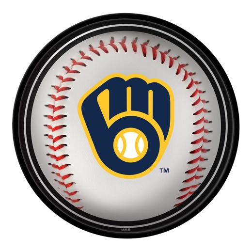Milwaukee Brewers: Baseball Modern Disc Wall Sign