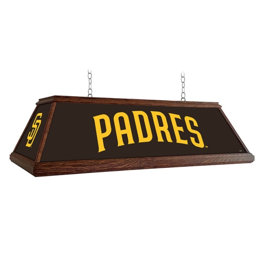 San Diego Padres: Premium Wood Pool Table Light