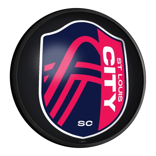 St. Louis Citysc: Round Slimline Lighted Wall Sign