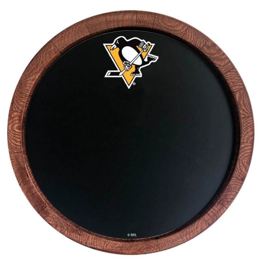 Pittsburgh Penguins: Chalkbaord "Faux" Barrel Top Sign