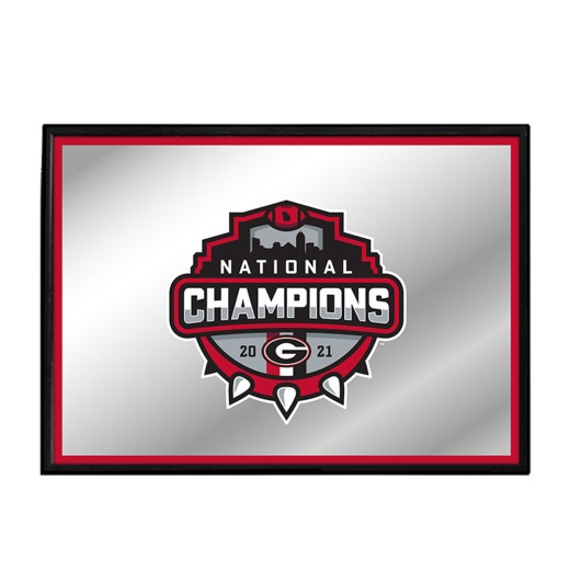 Georgia Bulldogs: National Champions Mirrored Wall Sign
