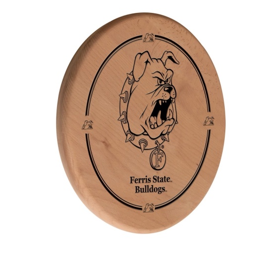 Ferris State Laser Engraved Wood Sign By The Holland Bar Stool Co