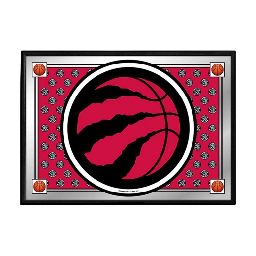 Toronto Raptors: Team Spirit Framed Mirrored Wall Sign
