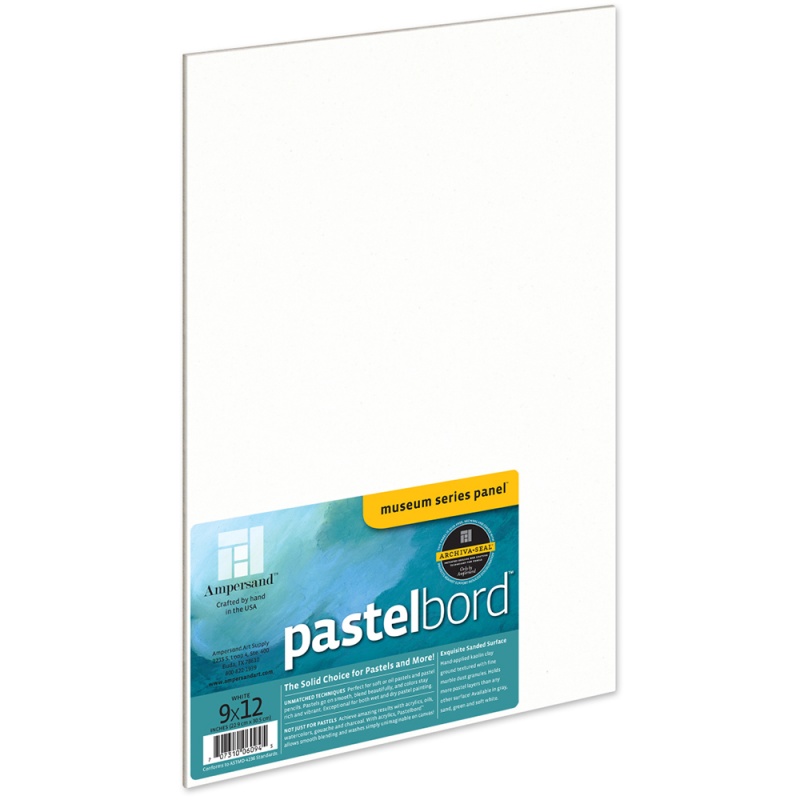 Pastelbord White 1/8" Flat 9x12