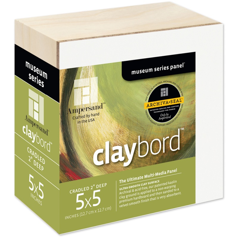 Claybord 2" DEEP Cradled 5x5