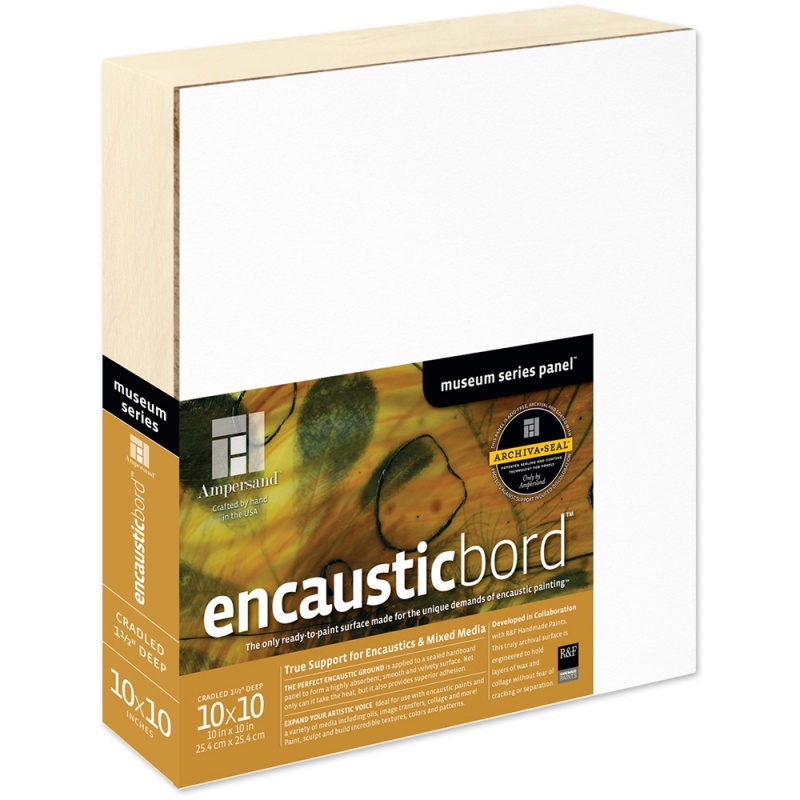 Encausticbord 1.5" Cradled 10x10