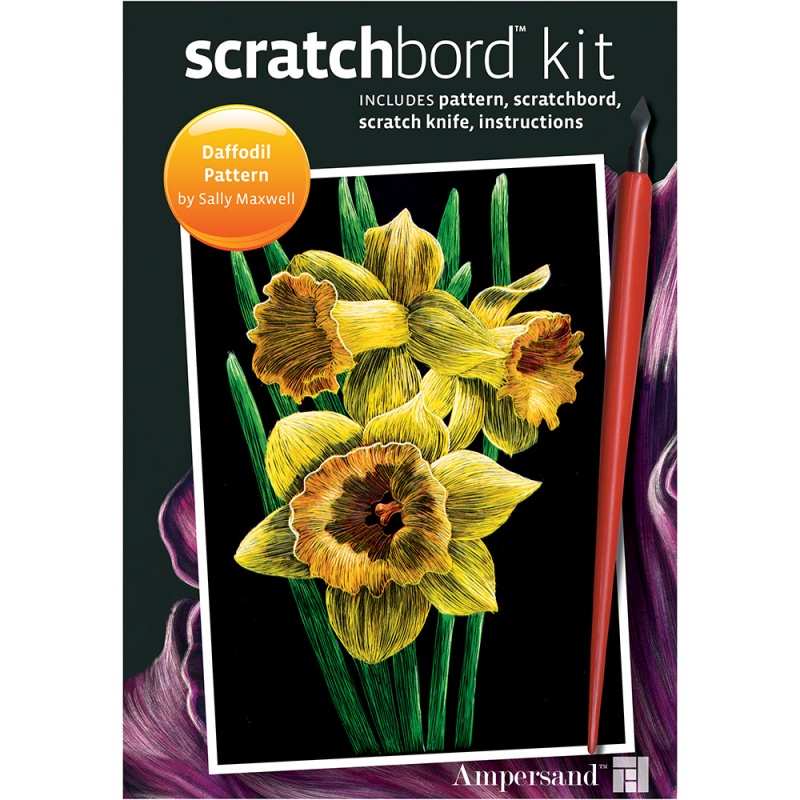 Scratchbord Kit - Daffodil