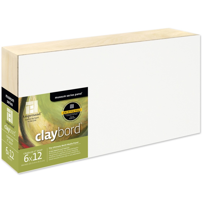 Claybord 2" DEEP Cradled 6x12