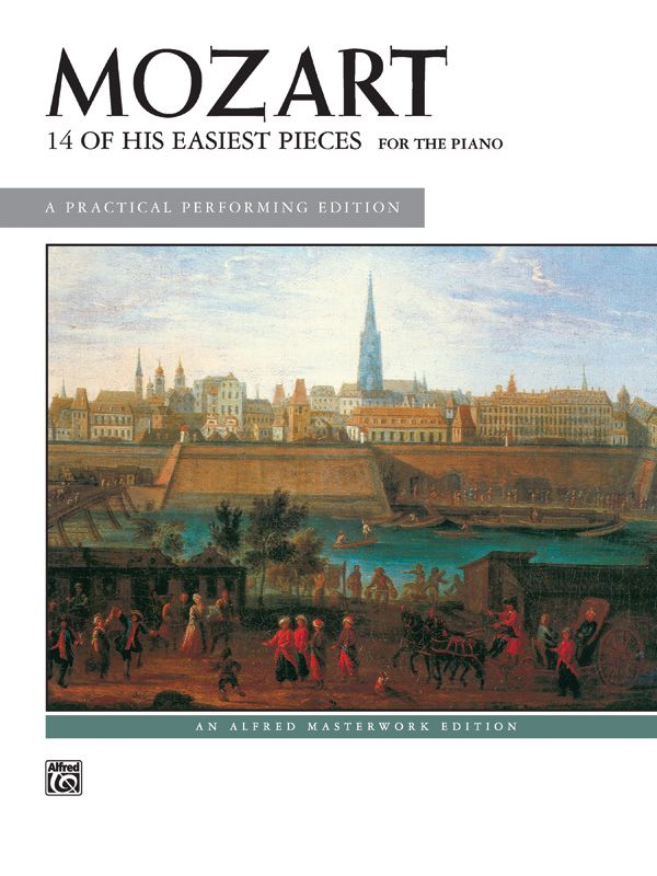 Mozart: 14 Of His Easiest Piano Pieces Book