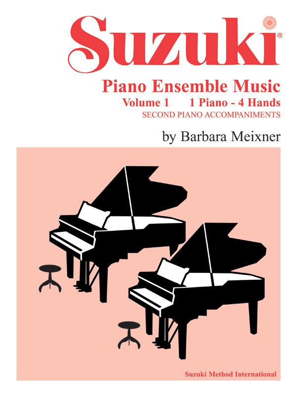 Suzuki Piano Ensemble Music, Volume 1 For Piano Duet Second Piano Accompaniments Book