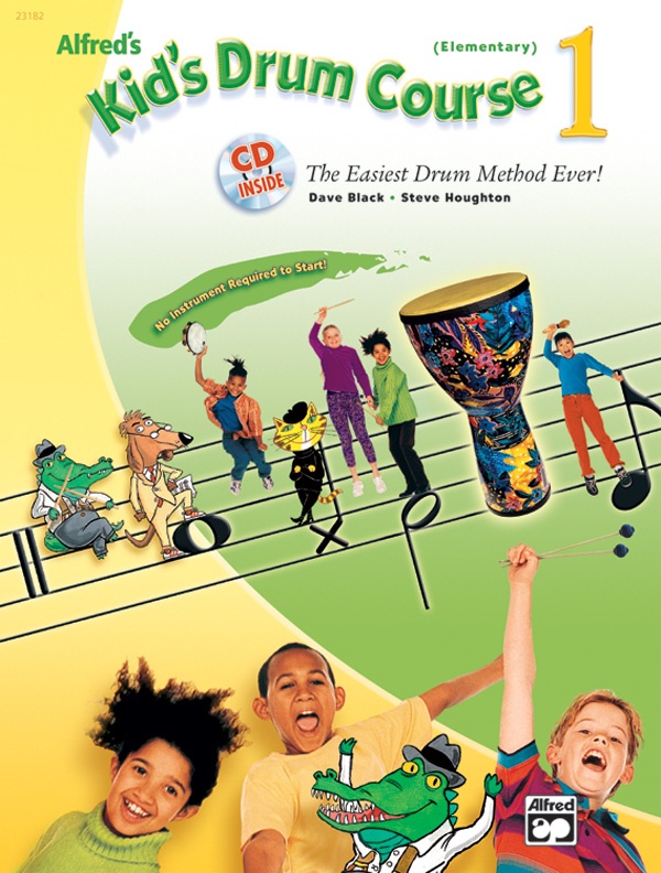 Alfred's Kid's Drum Course 1 The Easiest Drum Method Ever! Starter Kit (Sound Shape™ Included)