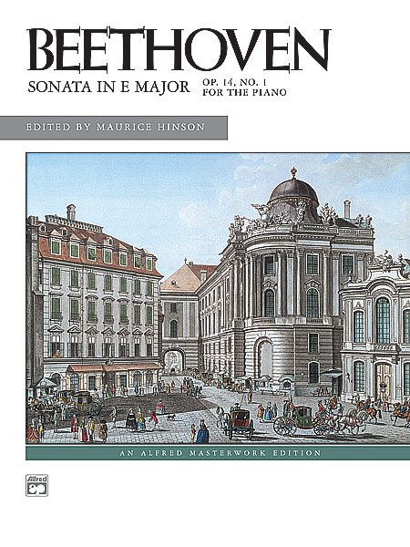 Beethoven: Sonata In E Major, Opus 14, No. 1 Book