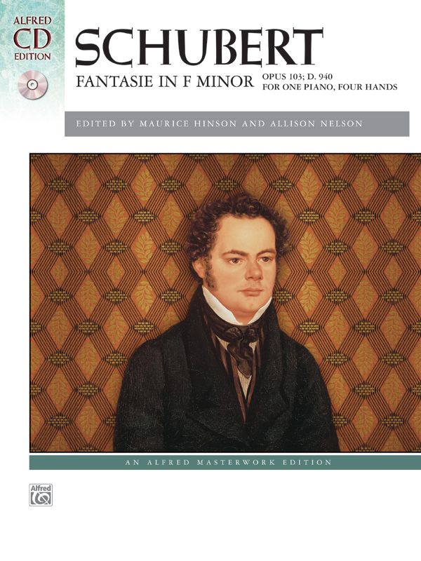 Schubert: Fantasie In F Minor, Opus 103, D. 940 Book & Cd