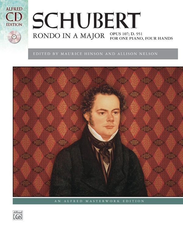 Schubert: Rondo In A Major, Opus 107, D. 951 Book & Cd