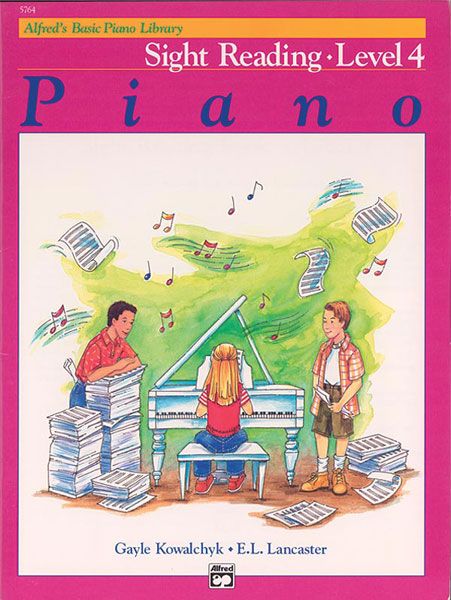 Alfred's Basic Piano Library: Sight Reading Book 4