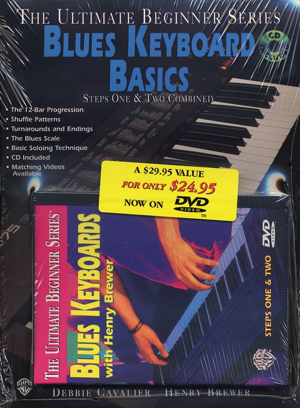 Ultimate Beginner Series Mega Pak: Blues Keyboard Basics Book, Cd & Dvd