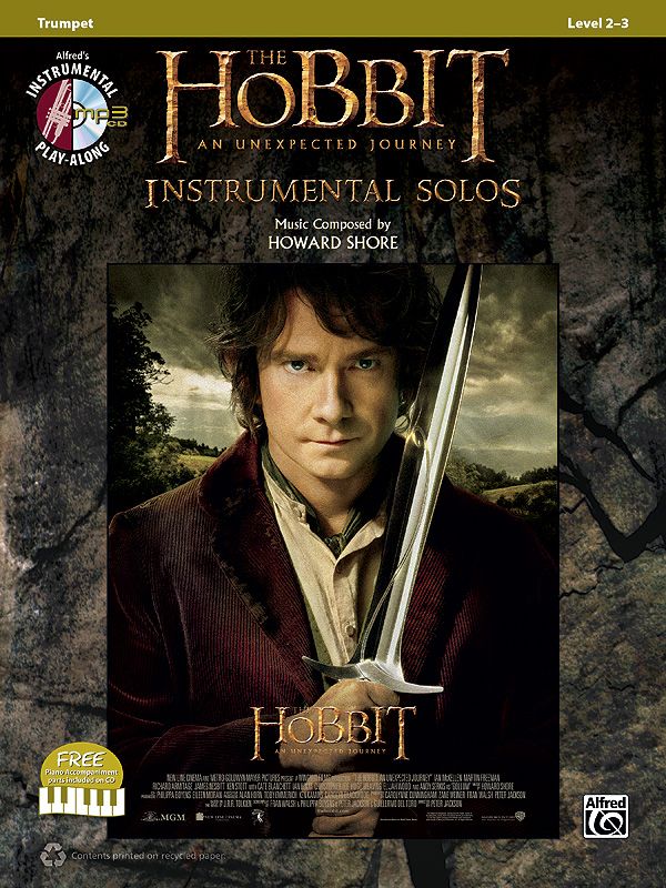 The Hobbit: An Unexpected Journey Instrumental Solos Book & Cd