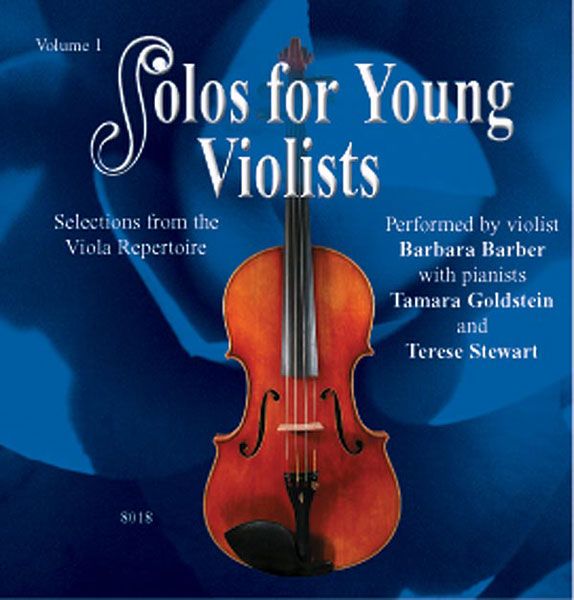 Solos For Young Violists Cd, Volume 1 Selections From The Viola Repertoire Cd