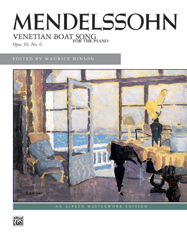 Mendelssohn: Venetian Boat Song, Opus 30, No. 6 Sheet