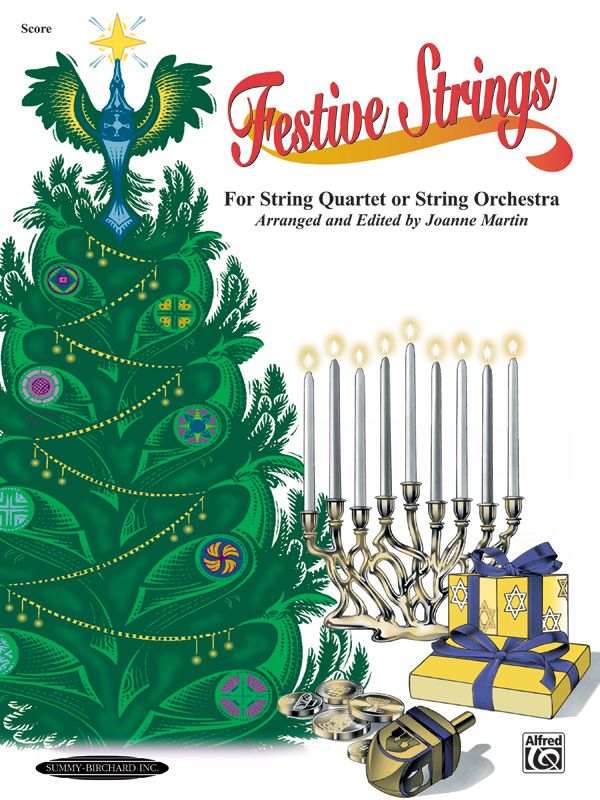 Festive Strings For String Quartet Or String Orchestra Score