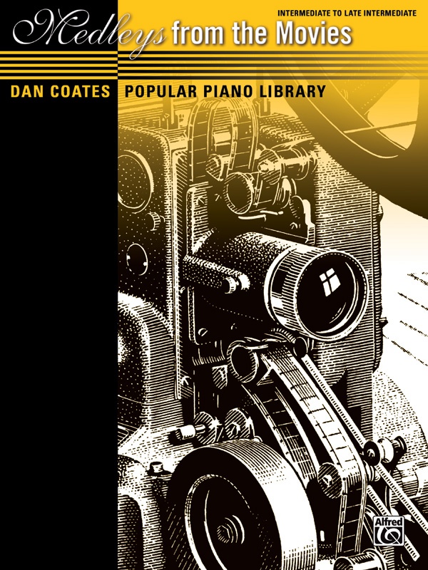 Dan Coates Popular Piano Library: Medleys From The Movies Book