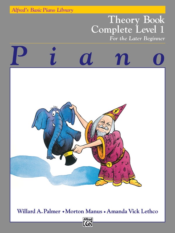 Alfred's Basic Piano Library: Theory Book Complete 1 (1A/1B) For The Later Beginner Book