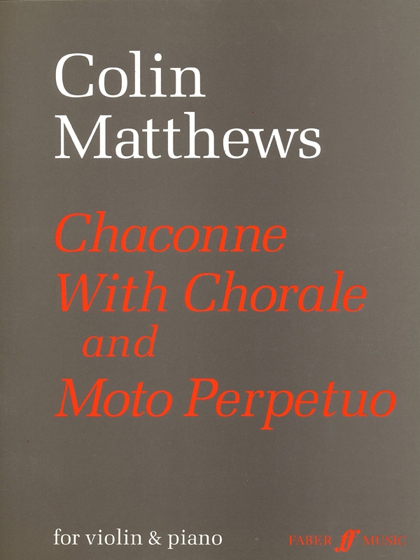 Chaconne And Moto Perpetuo