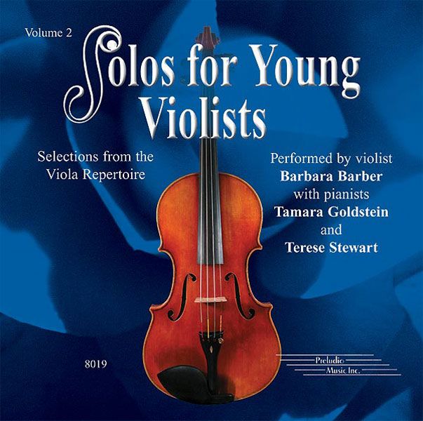 Solos For Young Violists Cd, Volume 2 Selections From The Viola Repertoire Cd