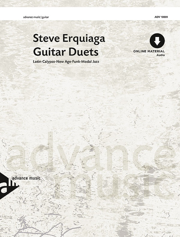 Guitar Duets Latin-Calypso-New Age-Funk-Modal Jazz Book & Online Audio