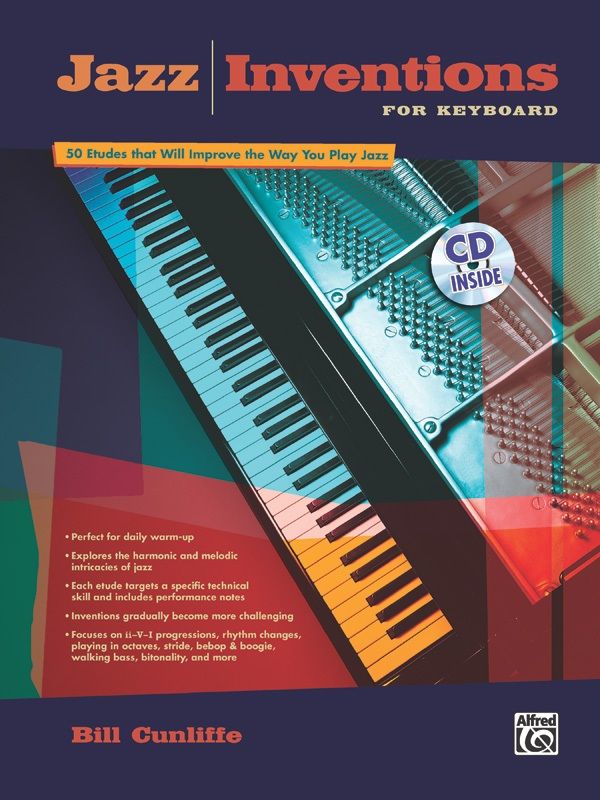 Jazz Inventions For Keyboard 50 Etudes That Will Improve The Way You Play Jazz Book & Cd