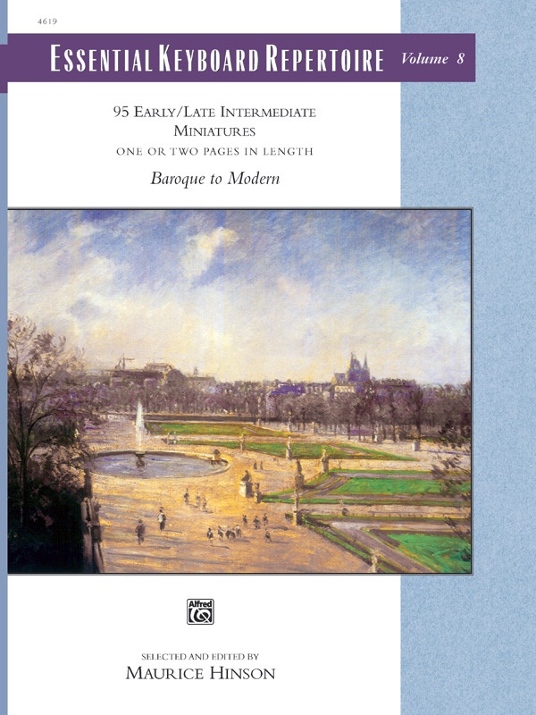 Essential Keyboard Repertoire, Volume 8 (Miniatures) 95 Early / Late Intermediate Miniatures - Baroque To Modern Comb Bound Book