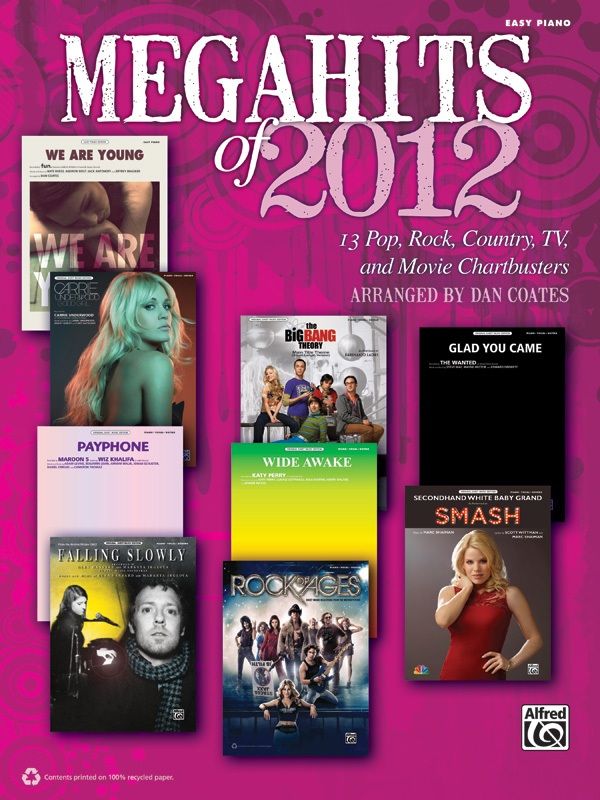 Megahits Of 2012 13 Pop, Rock, Country, Tv, And Movie Chartbusters Book
