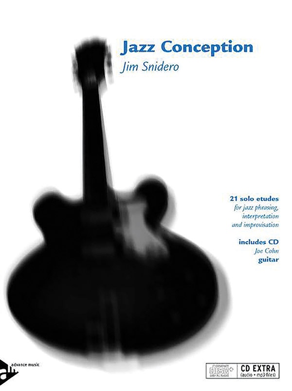 Jazz Conception: Guitar 21 Solo Etudes For Jazz Phrasing, Interpretation, And Improvisation Book & Mp3 Cd