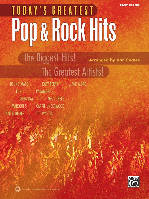 Today's Greatest Pop & Rock Hits The Biggest Hits! The Greatest Artists! Book