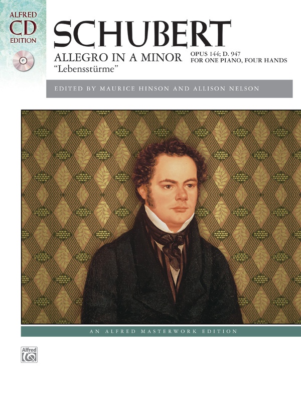 Schubert: Allegro In A Minor, Opus 144 ("LebensstüRme") Book & Cd