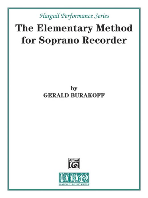 The Elementary Method For Soprano Recorder Book