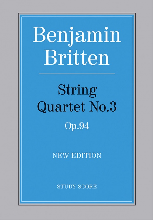 String Quartet No. 3 Study Score