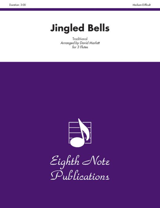 Jingled Bells Score & Parts for 3 Flutes