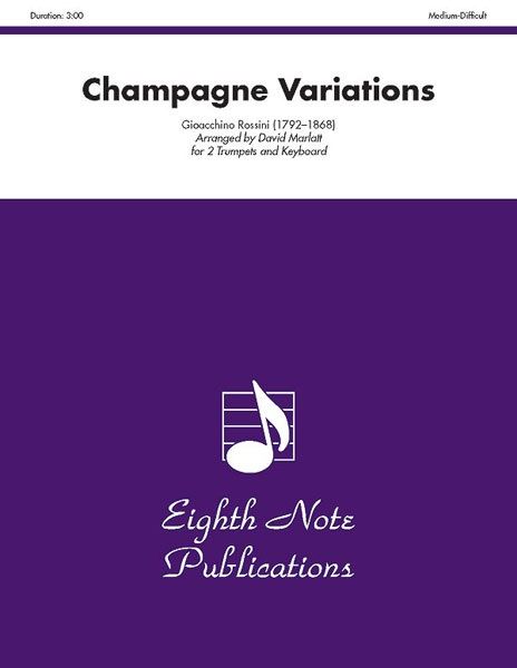 Champagne Variations Part(S) - Trumpet Sheet Music