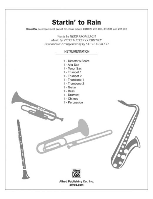 Startin' To Rain Instrumental Parts - SoundPax