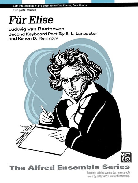 Für Elise Sheet Music: Late Intermediate Two-Piano, Four-Hand Arrangement