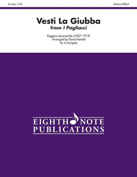 Vesti La Giubba (From I Pagliacci) Score & Parts