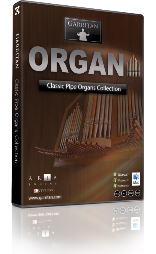 Garritan Classic Pipe Organs Virtual Software Instruments DVD