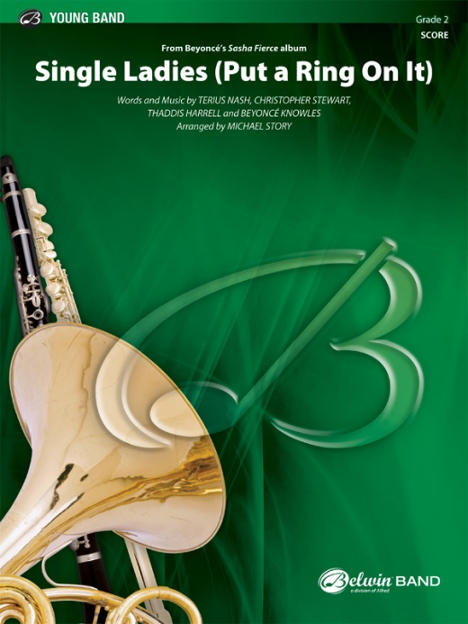 Single Ladies (Put A Ring On It) Conductor Score & Parts from Beyoncé's Sasha Fierce Album