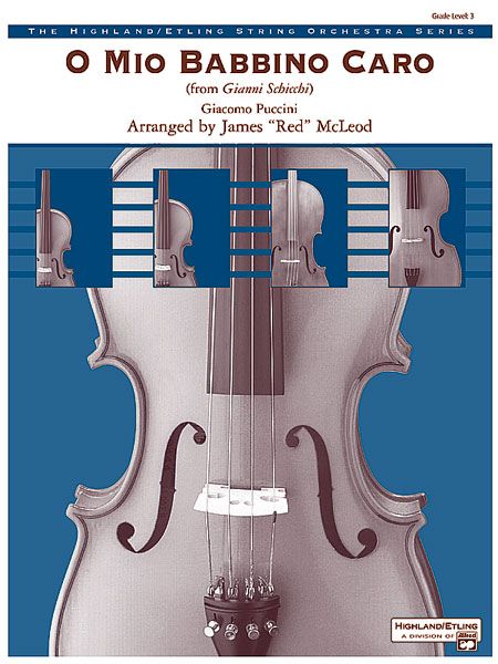 O Mio Babbino Caro From Gianni Schicchi Conductor Score & Parts