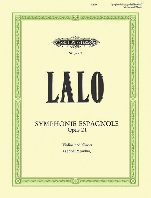 Symphonie Espagnole Op. 21 Sheet Music Edition for Violin and Piano